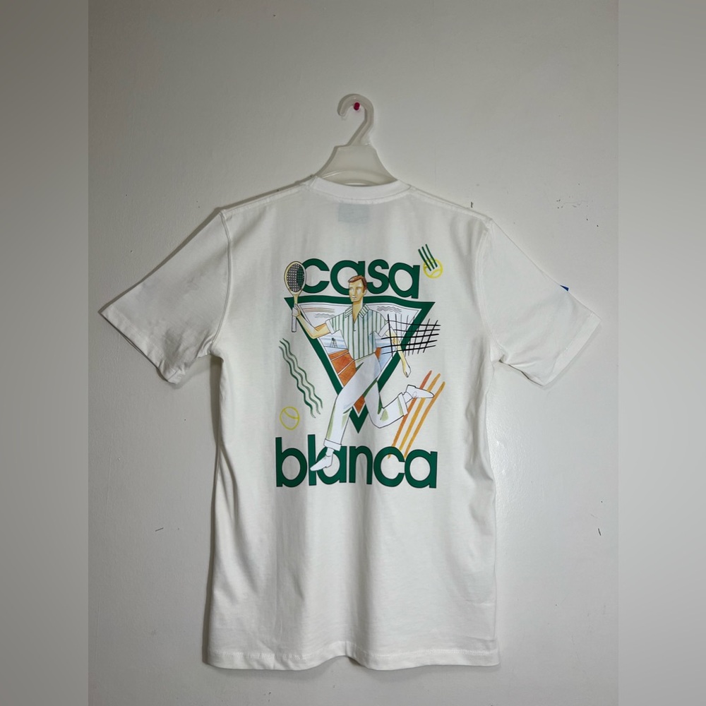 White Casa Blanca Tshirt Uni Sex
